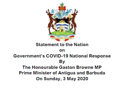 Statement to the Nation on Government’s COVID-19 National Response by Prime Minister Gaston Browne