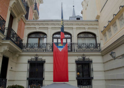 Dario Item embassy entrance