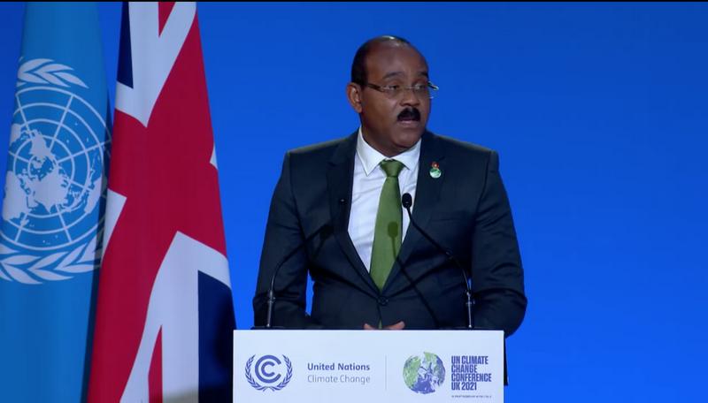 PM Gaston Browne at COP26 – Address on behalf of Alliance of Small Island States