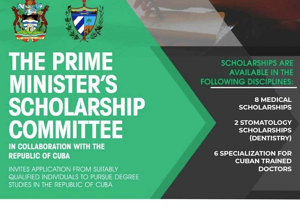 Cuba makes more scholarships available to Antigua and Barbuda students